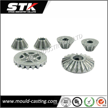 Aleación de aluminio de fundición mecánica engranaje cónico / engranaje de rueda (STK-ADI0028)